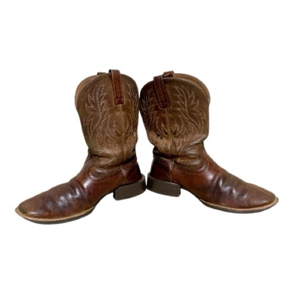 Ariat Men's Square Toe Leather Western Boots Style 10016291 Size 11EE - Picture 4 of 7